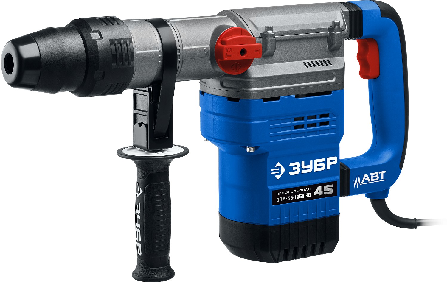 Перфоратор 1350 Вт, АВТ, перфоратор SDS-Max, ЗУБР 45 мм Профессионал