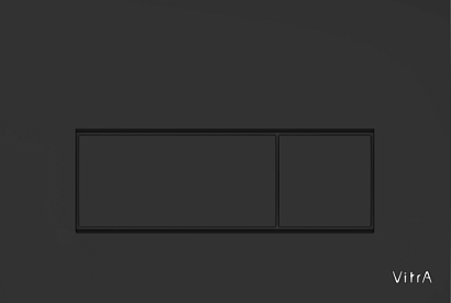 Панель смыва Root Square, матовый черный